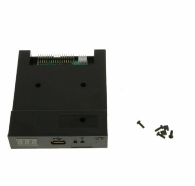 SFR1M44-U100K Black 3.5'' Floppy Disk Drive to USB emulator Simulation 1.44MB Neu