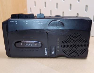 Sanyo Talk Book TRC 520M Microcassette Diktiergerät Diktiergerät voll funktionsfähig