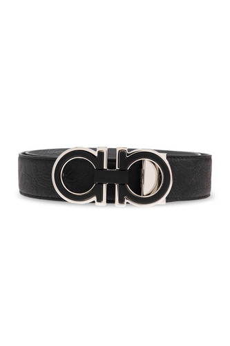 FERRAGAMO Black Double Adjus Reversible Belt New & Authentic