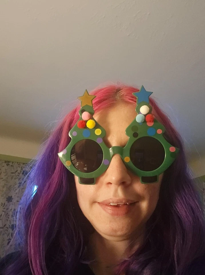 Art The Clown Christmas Tree Sunglasses Terrifier 3 Halloween Horror Movie Cool - Image 3 of 4