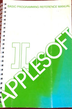 Vintage Apple II Applesoft BASIC Programming Reference Manual WITH Fold-Out Card