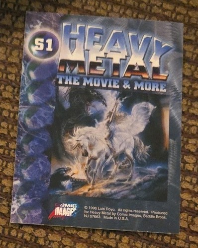 1996 Heavy Metal The Movie & More Movie S1 Insert Card. 1 Per Box. - Picture 2 of 2