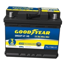  47-H5-AGM BCI 12V 60 AH, 100RC, 680 CCA Platinum series Group Size 47