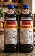 Danncy Pure Mexican Vanilla Extract Dark/Oscura 2 Pack 33.8 FL OZ Gluten Free