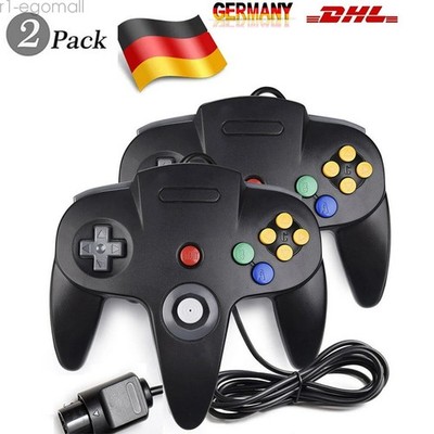 2x N64 Kontroller Controller For Nintendo 64 Video Game Console n64 Gamepad