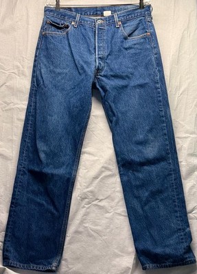 Vintage Levi's 501XX Jeans Mexico Made W36 L33 Button Fly Red Tab