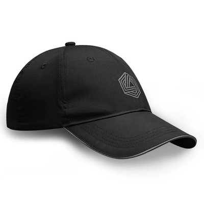 Boldfit Breathable Sports Cap   Unisex Adjustable One Size, Black-grey