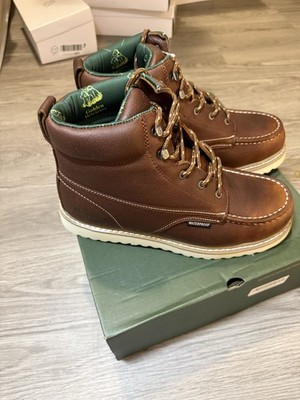 Golden Retriever Work Boots Classic Moc Toe Size 10.5 Us -Oil Resistant