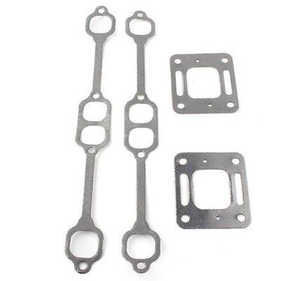 Exhaust Gasket Manifold Mercruiser 5.0 mpi 5.7 350 Mag Riser Block V8 Elbow US