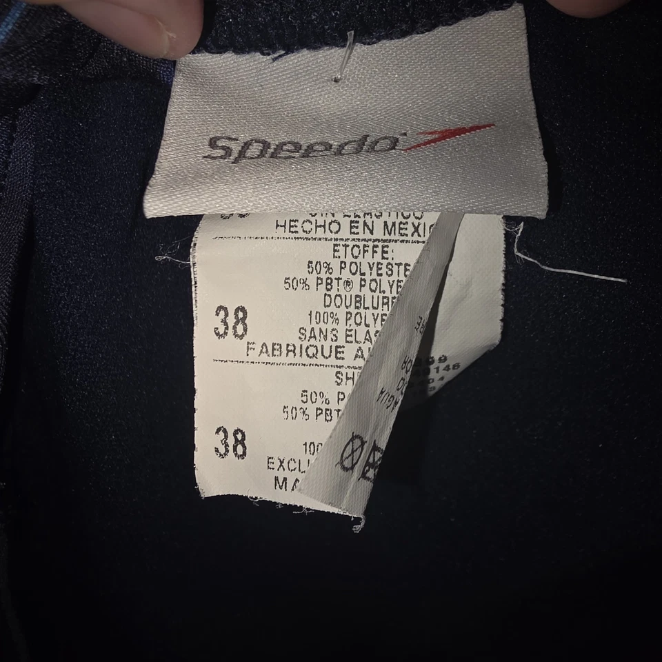 TRAJE DE BAÑO SPEEDO MUJER ROJO BLANCO Y AZUL MICHAEL PHELPS TEAM SPEEDO TALLA 38 Foto 3 de 4