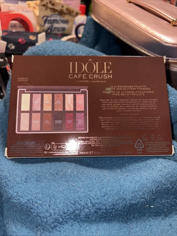 Lancome Idole Cafe Crush Eye Makeup Platte (12 Shades) x Sheika Daley 2025 NIB - Image 3 of 4