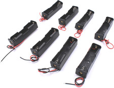 Art Beauty Pack of 8 Wire Lead Battery Storage Box Case Holder for 18650 Button