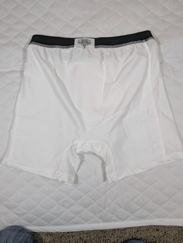 2 Pairs Vintage JOCKEY Go Mesh Mens White Mesh Boxer Pouch Briefs Trunk Size M  - Picture 12 of 13