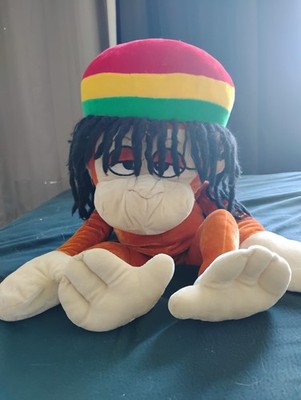 Ideal Toys Rastafari Monkey Ape plush w Dreads Stuffed Animal Toy (read desc)