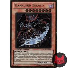 Yugioh Darklord Zerato GLD4-DE022 Gold Rare Limited Edition MP