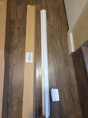 Cordless Zebra Roller Blinds 36''W×48''H White JPT004-PRS-017