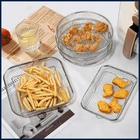New Stackable Air Fryer Rack Non-Stick Stainless Steel Grilling Rack Airfryer
