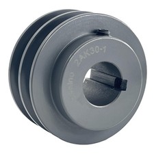 2AK30-1 Double Groove V Belt Pulley 1 inch bore 3.05" OD,V Belt Sheaves Cast ...