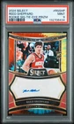 2024-25 Panini Select Reed Sheppard #RS-SHP RC Rookie Tie-Dye /25 Auto PSA 9