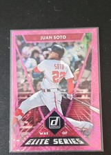 2020 Panini Donruss - Elite Series Juan Soto #E-9 Pink Fireworks