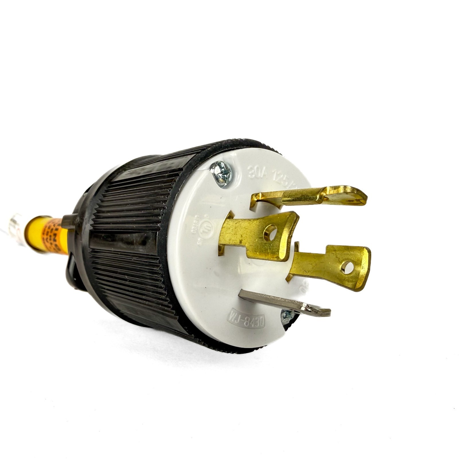Prime 3 ft Generator Y Adapter 30 Amp Twist Lock to Two 20 Amp Lighted STOW