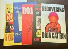 Doja Cat the Scarlet Tour 2023 VIP Poster Set & Lanyard