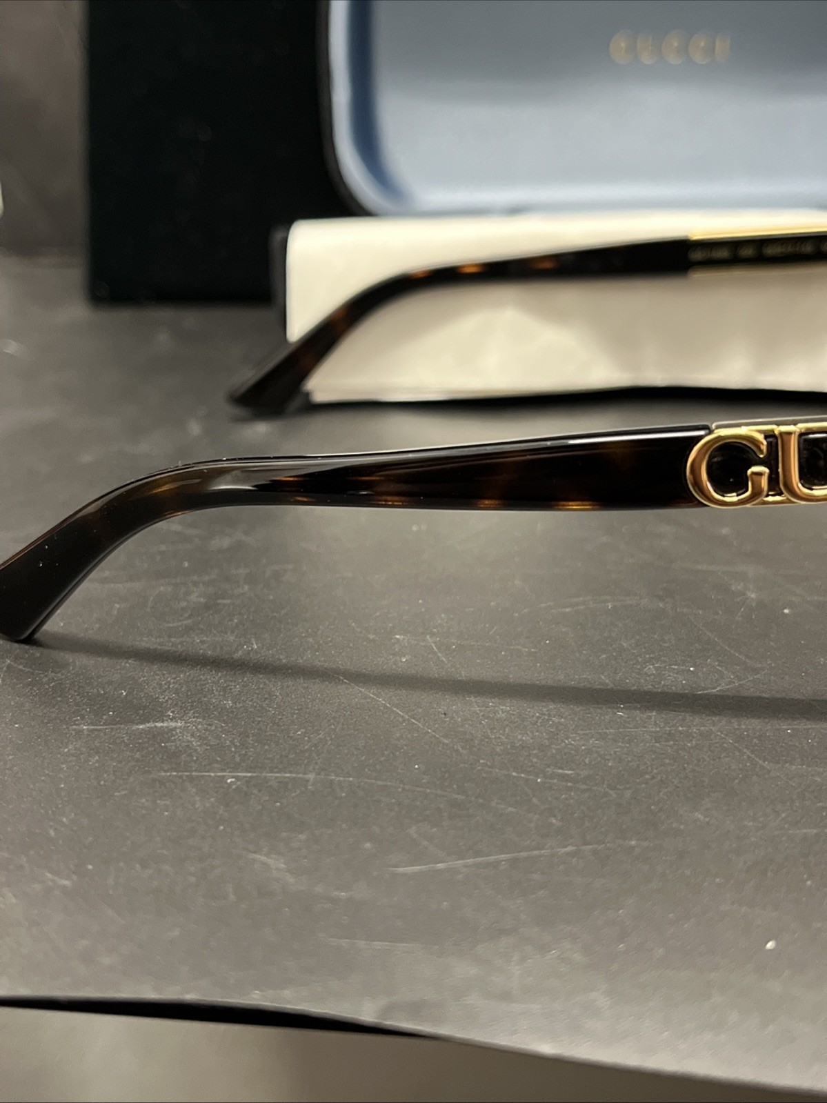 Gucci Brown Gradient Rectangular GG1189S 003 Pola… - image 13