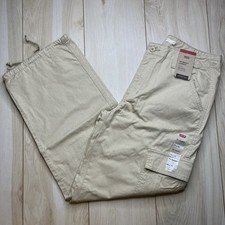 Levi's NEW 94 Baggy Cargo Pants Mens 32Wx30L Tag 29 Khaki Pockets