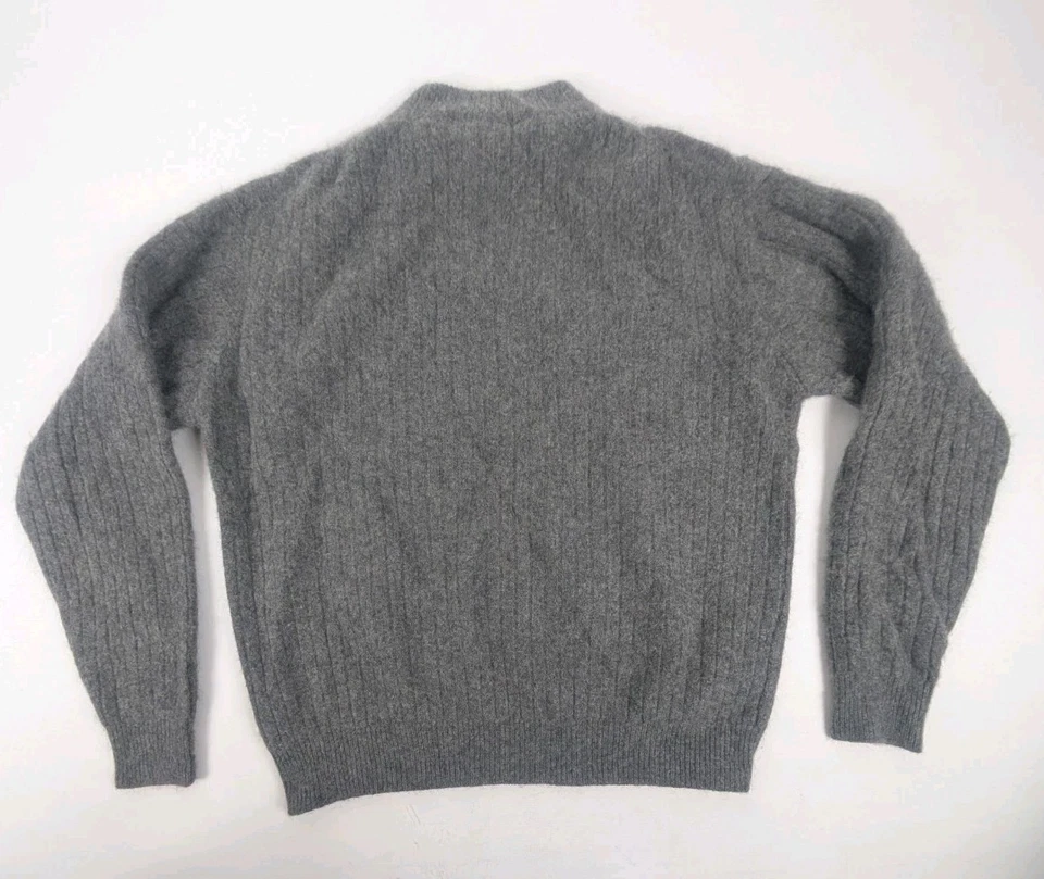 Suéter Geoffrey Beene Gris Cachemira Grande Pullover  Foto 2 de 4