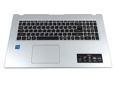 ACER ASPIRE 3 A317 US ENGLISH KEYBOARD PALMREST TOUCHPAD ASSEMBLY AP3A8000200