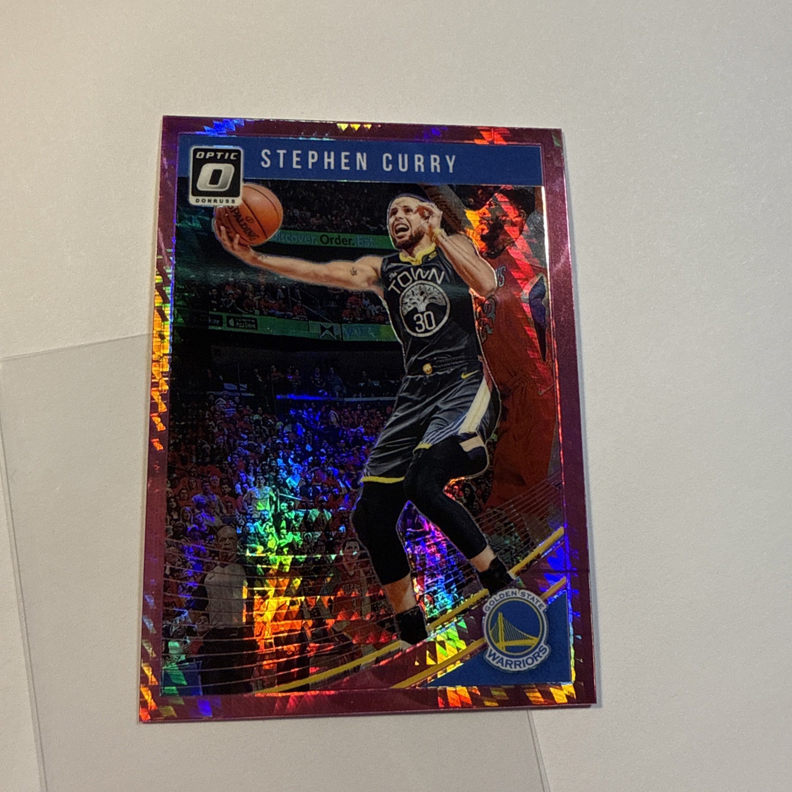 2018/19 Panini Donruss Optic Stephen Curry #2 Hyper Pink Prizm Warriors