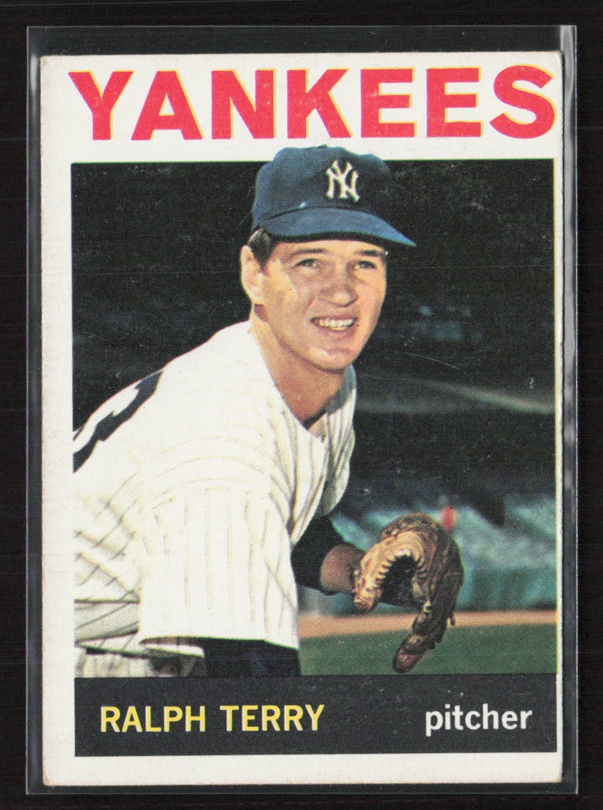 1964 Topps #458 Ralph Terry - EX/EX+ Set Break!