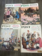 Saturday evening post 1959 June 20 June 13, April 4, March 21 good condition
