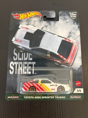 Hot Wheels 2021 Premium - Slide Street - Toyota AE86 Sprinter Trueno
