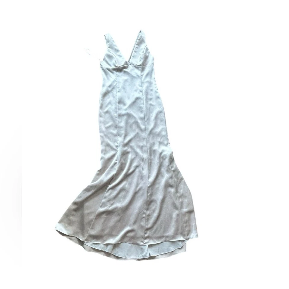 Vestido de Dama de Honor Amsale 'Leif' en Champagne Fluido Satén Talla 10 Nuevo con Etiquetas Foto 3 de 4