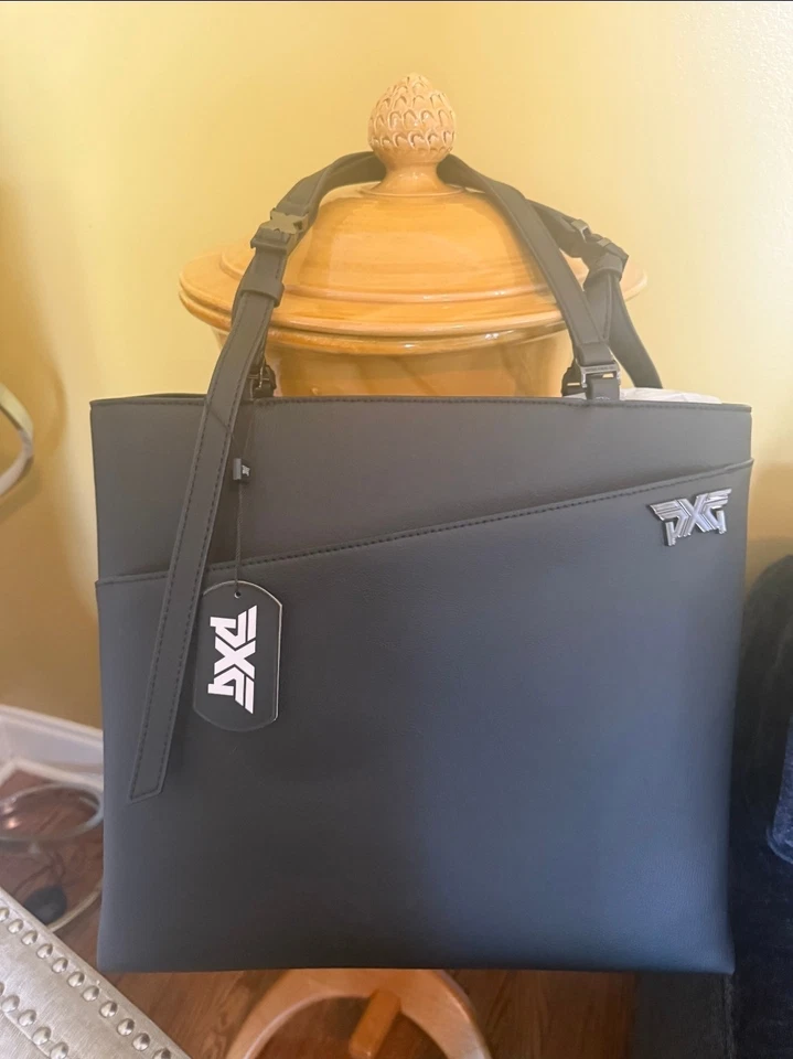 Bolso de hombro PXG de cuero exclusivo para mujer | Negro | Nuevo Foto 2 de 4