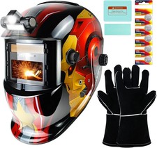 Mascara Careta De Soldar Automatica Casco Soldadura Oscurecimiento Automatico
