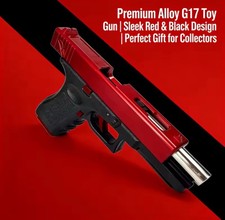 G17 Toy Soft Gel Ball Blaster Alloy Toy Launcher Red
