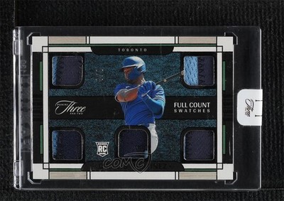 2024 Panini Three and Two Full Count Swatches Black 8/8 Orelvis Martinez 0q21