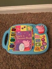 2019 VTech Peppa Pig Learn  Discover Book Electronic Learning Toy Works