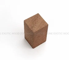 Leopardwood Bottle Stopper 2x2x3 - Turning Wood Blank - Free US Shipping