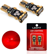 921 912 T15 LED Bulb Red 3rd Brake Light 1400 Lumens Compatible Replacement
