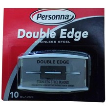 Personna Double Edge Razor Blades 10 Count Stainless Steel Safety Razor Blades