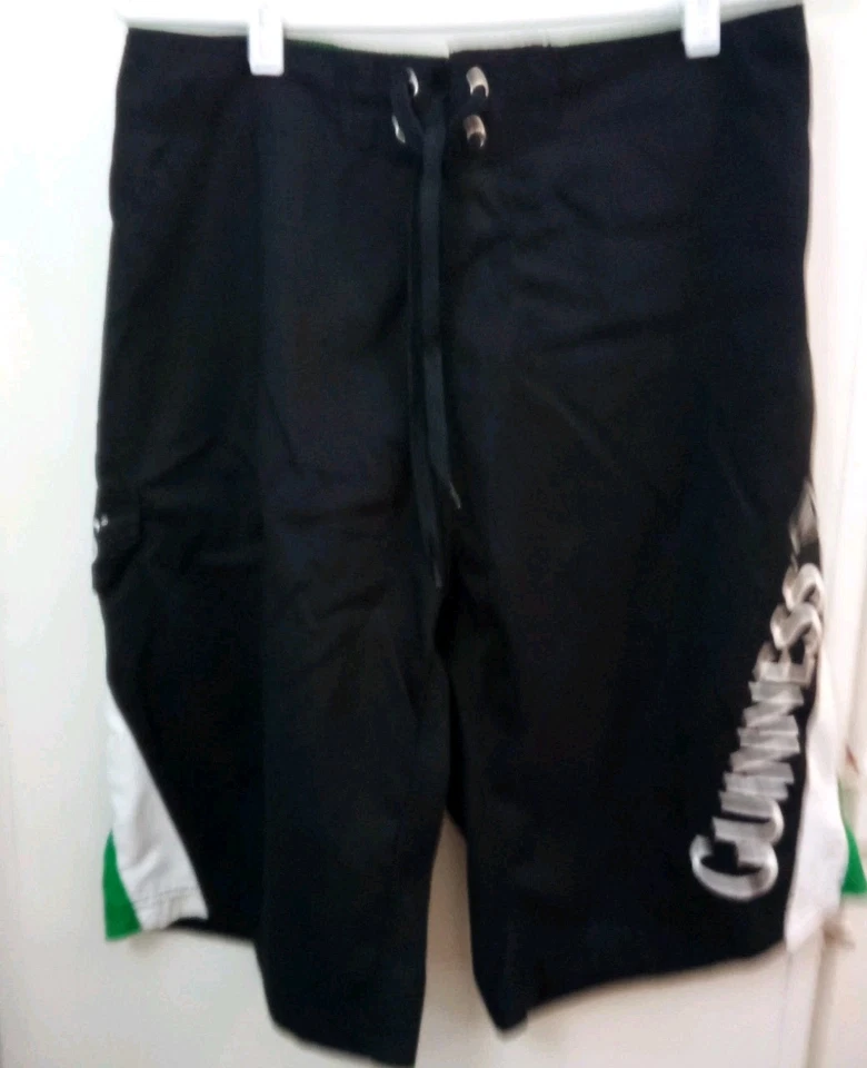 GUINNESS Official Beer Hombre’s Board Shorts Bañador Talla M Arpa Foto 2 de 4
