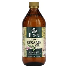 Eden Foods Organic Sesame Oil Unrefined 16 fl oz 473 ml Kosher, Organic