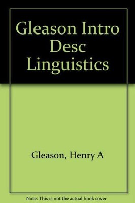 Gleason Intro Desc Linguistics