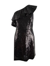 Michael Michael Kors Women's Sequined One-Shoulder Dress
