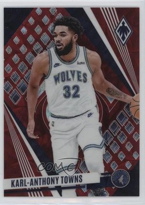 2023-24 Panini Phoenix International Red 14/75 Karl-Anthony Towns #165 0i8b