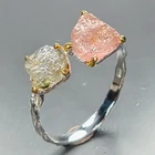 Fine Art Natural Tourmaline Ring 925 Sterling Silver Size 11 /R466600