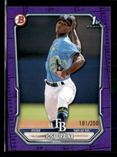 Jose Urbina 2026 Bowman 1st Paper Prospects Purple Border Pattern 181/250 [jyc16